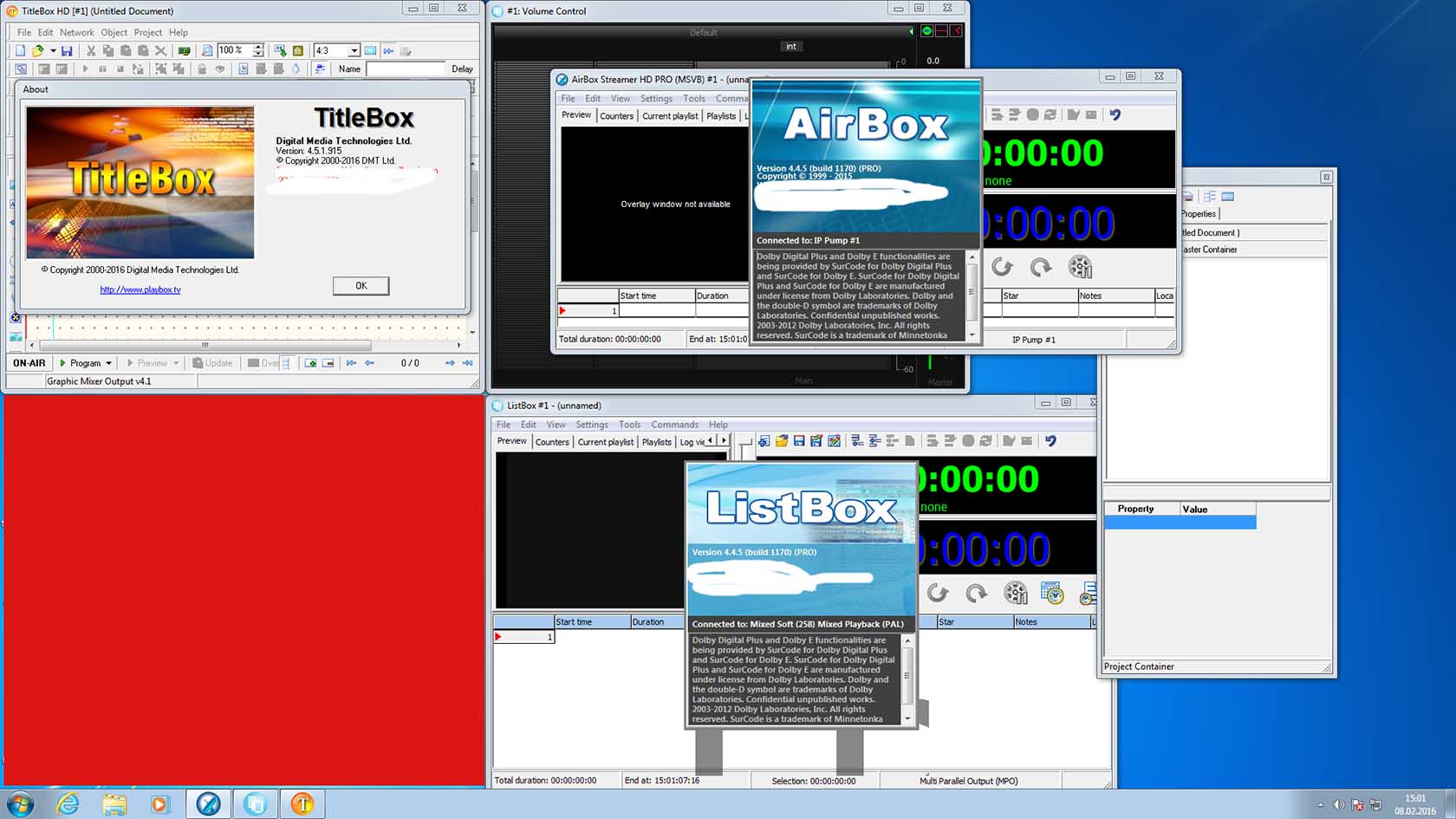 Airbox PRO Broadcast Playout Software