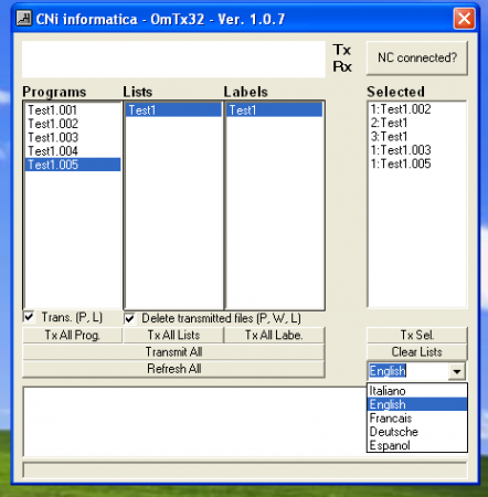CNi informatica - OmTx32 Ver 1.0.7